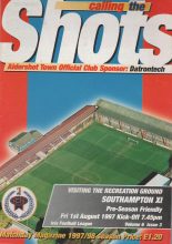 Aldershot Town v Southampton XI  01-Aug-1997