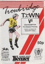 Trowbridge Town v Southampton  04-Aug-1992