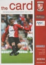 Woking v Southampton 01-Aug-2006