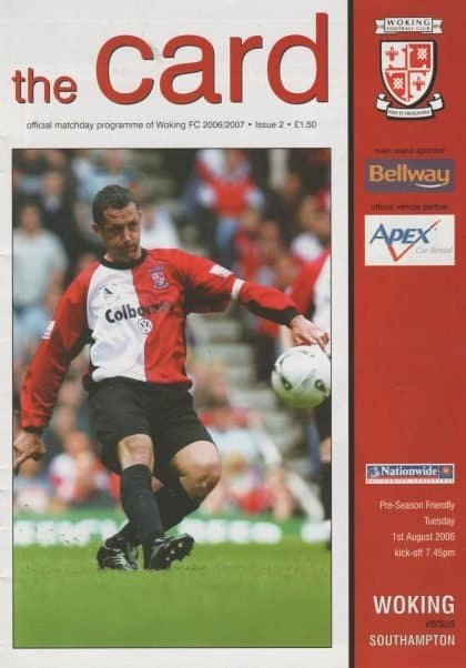 Woking v Southampton 01-Aug-2006