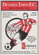 Devizes Town v Southampton 06-Aug-1994