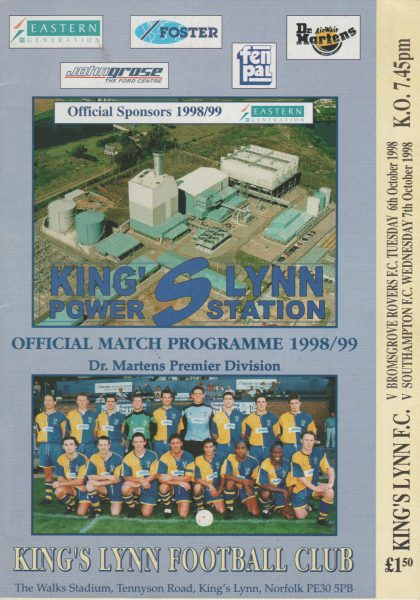 King's Lynn v Southampton  07-Oct-1998