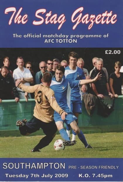 AFC Totton v Southampton 07-Jul-2009