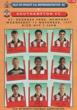 Isle of Wight FA Representative XI v Southampton 12-Nov-1997