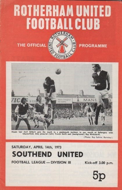 Rotherham United v Southend United 14-Apr-1973