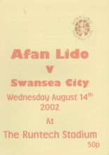 Afan Lido v Swansea City 14-Aug-2002
