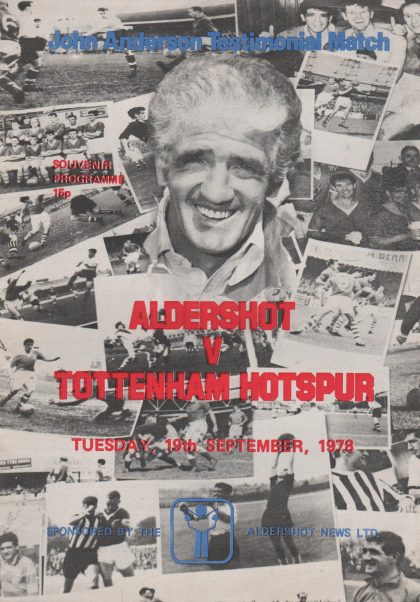Aldershot v Tottenham Hotspur 19-Sep-1978