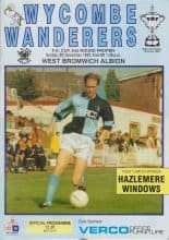 Wycombe Wanderers v West Bromwich Albion  06-Dec-1992
