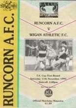 Runcorn v Wigan Athletic 11-Nov-1995