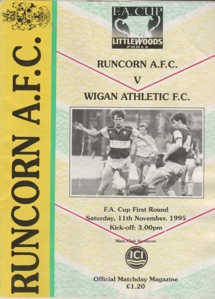 Runcorn v Wigan Athletic 11-Nov-1995