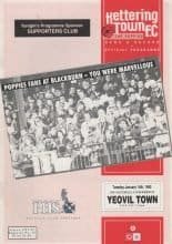 Kettering Town v Yeovil Town 14-Jan-1992