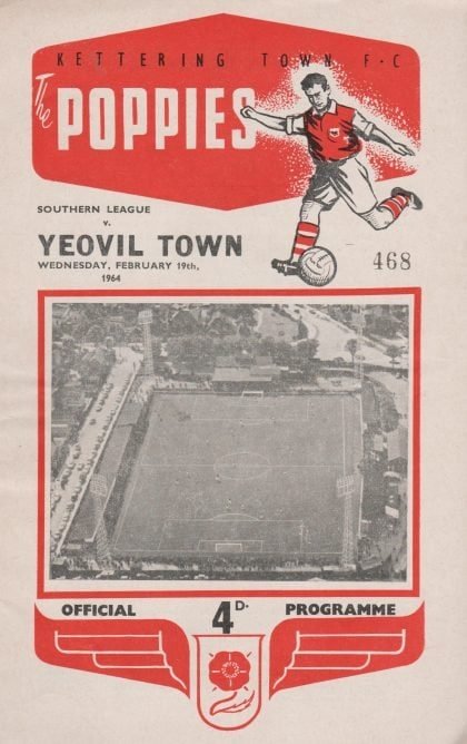 Kettering Town v Yeovil Town 19-Feb-1964