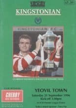 Kingstonian v Yeovil Town 21-Sep-1996