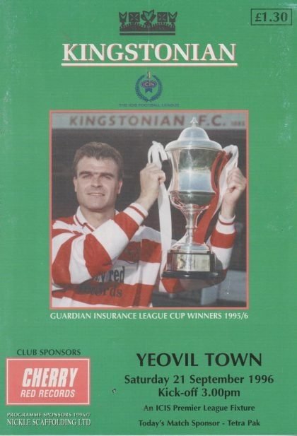 Kingstonian v Yeovil Town 21-Sep-1996