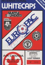 Air Canada Tournament 1982 - Vancouver Whitecaps, Seattle Sounders, Manchester United, Hajduk Split   17-22-May-1982