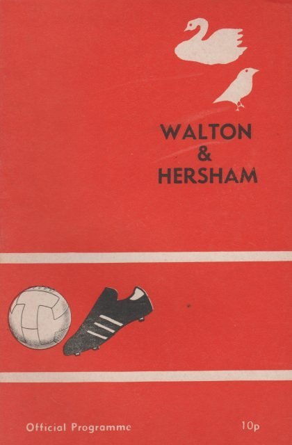 Walton & Hersham v Chesham United 26-Nov-1977