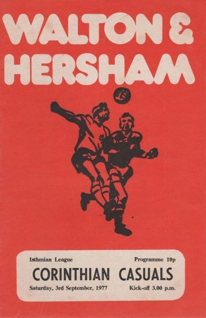 Walton & Hersham v Corinthian Casuals  03-Sep-1977