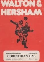 Walton & Hersham v Corinthian Casuals  09-Oct-1976