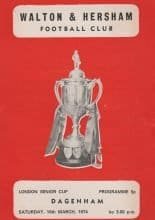 Walton & Hersham v Dagenham 16-Mar-1974