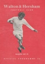 Walton & Hersham v Dulwich Hamlet  21-Dec-1971