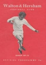 Walton & Hersham v Dulwich Hamlet  22-Jan-1972
