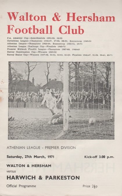 Walton & Hersham v Harwich & Parkeston  27-Mar-1971