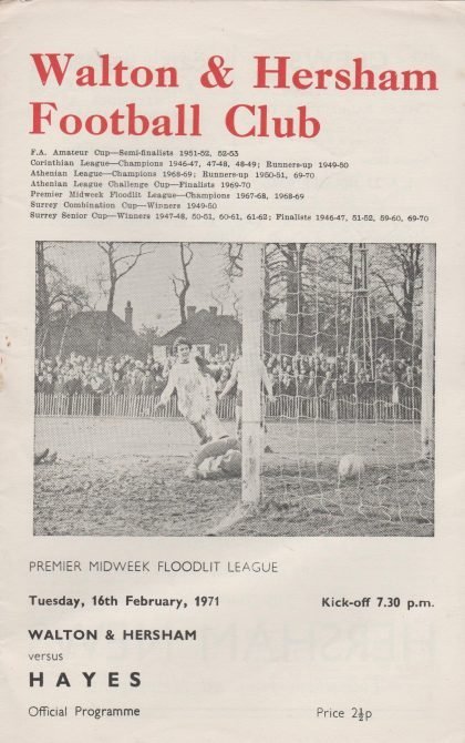 Walton & Hersham v Hayes  16-Feb-1971