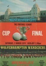 Manchester City v Wolverhampton Wanderers  02-Mar-1974