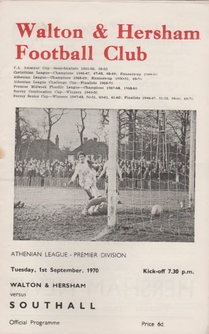 Walton & Hersham v Southall   01-Sep-1970