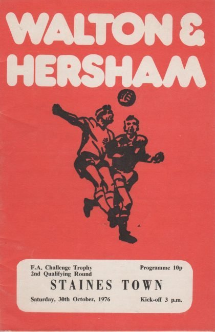 Walton & Hersham v Staines Town  30-Oct-1976