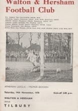 Walton & Hersham v Tilbury   14-Nov-1970