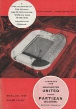 Manchester United v Partizan Belgrade   20-Apr-1966