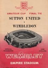 Sutton United v Wimbledon 04-May-1963