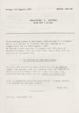 Wealdstone v  Watford 07-Aug-1987