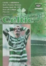 Glasgow Celtic v Aberdeen  20-Apr-1997
