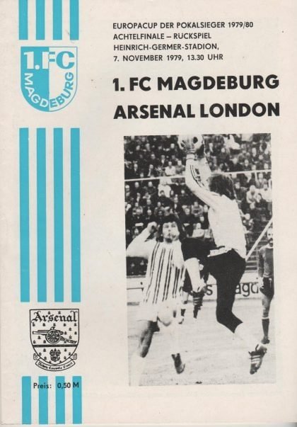 1FC Magdeburg vs Arsenal 07-Nov-1979