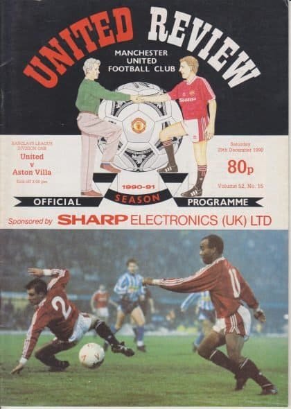 Manchester United v Aston Villa 29-Dec-1990
