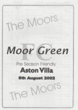 Moor Green v Aston Villa 05-Aug-2002