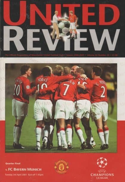 Manchester United v Bayern Munich 03-Apr-2001