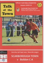 Scarborough Town v Boldon CA  19-Sep-2009