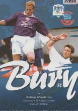 Bury v Bolton Wanderers  05-Aug-2000