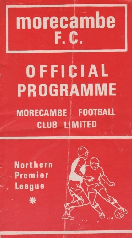 Morecambe v Boston United  11-Sep-1971