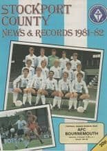Stockport County v AFC Bournemouth  03-Oct-1981