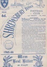 Shrewsbury Town v Bournemouth & Boscombe Athletic 19-Mar-1966