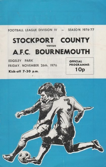 Stockport County v AFC Bournemouth 26-Nov-1976