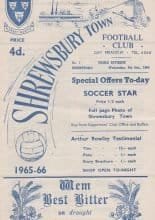 Shrewsbury Town v Brentford 06-Oct-1965
