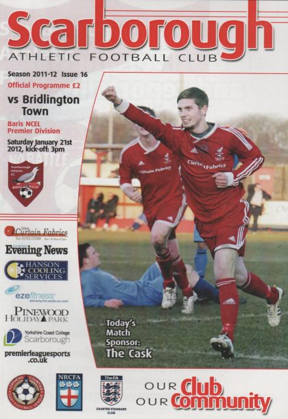 Scarborough Athletic v Bridlington Town  21-Jan-2012