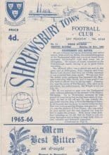 Shrewsbury Town v Bristol Rovers 01-Nov-1965