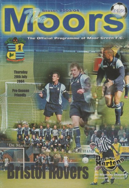 Moor Green v Bristol Rovers 29-Jul-2004