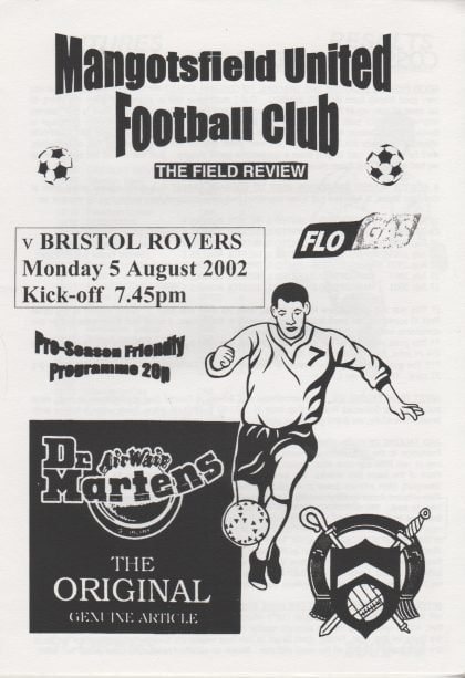 Mangotsfield United v Bristol Rovers 05-Aug-2002